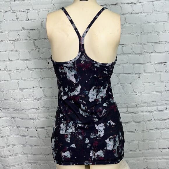 Lululemon Power Y Tank Sz 6 Static Blossom - Picture 4 of 7